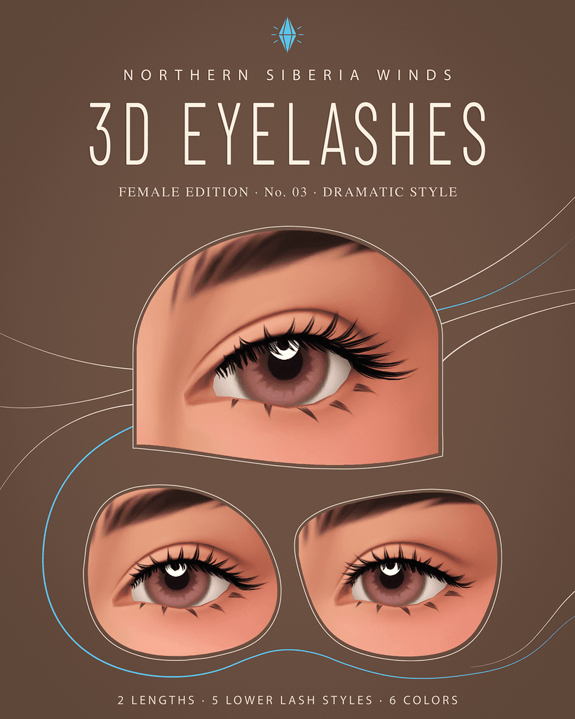 Галерея мода Ресницы Natural 3D eyelashes collection #2